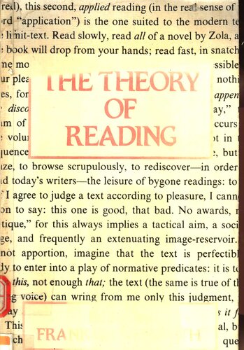 The Theory of Reading