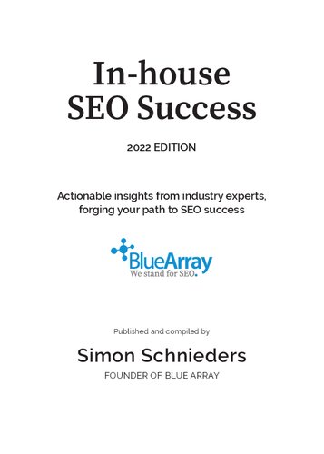 In-house SEO Success