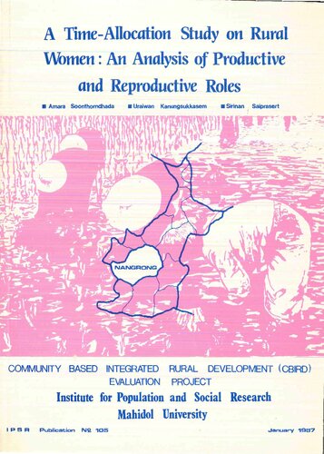 A Time-Allocation Study on Rural Women: An Analysis of Productive and Reproductive Roles