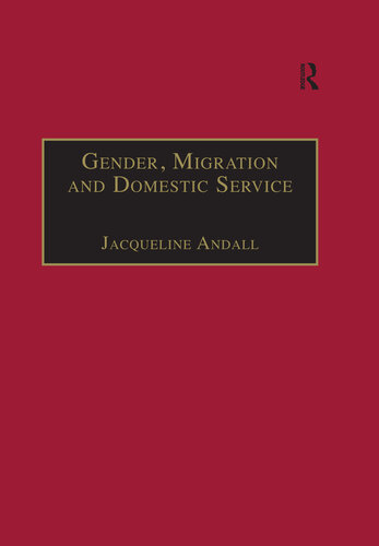 Gender, Migration and Domestic Service