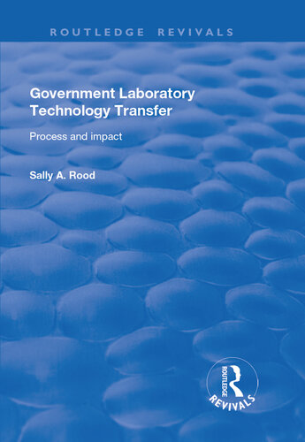 Government Laboratory Technology Transfer: Process and Impact