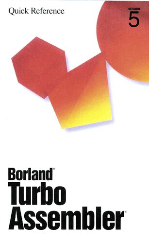 Borland Turbo Assembler 5.0 Quick Reference Guide