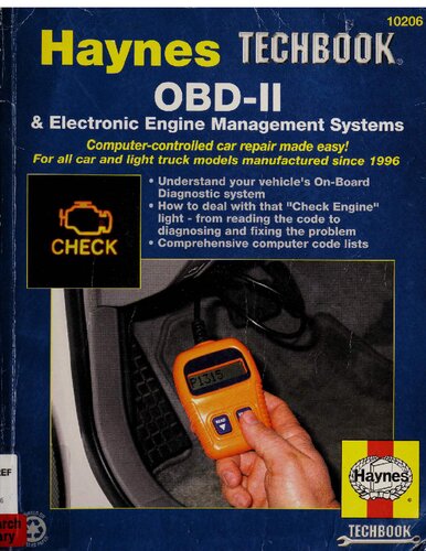 Haynes OBD-II And Electronic Engine Management Systems Manual Repair Manual Repair Manual