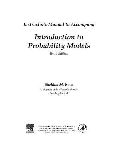 Introduction to Probability Models