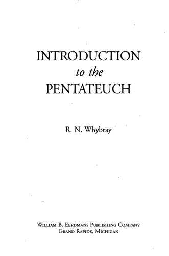 Introduction to the Pentateuch