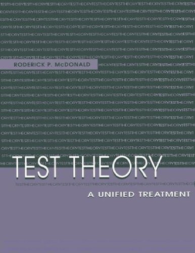 Test Theory: A Unified Treatment