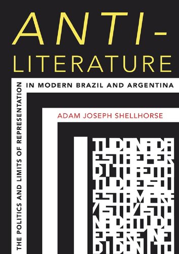 Anti-Literature: The Politics and Limits of Representation in Modern Brazil and Argentina