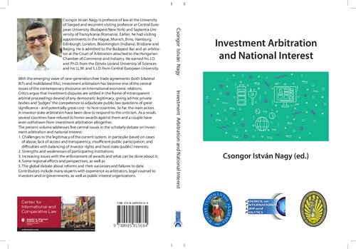 Investment Arbitration and National Interest