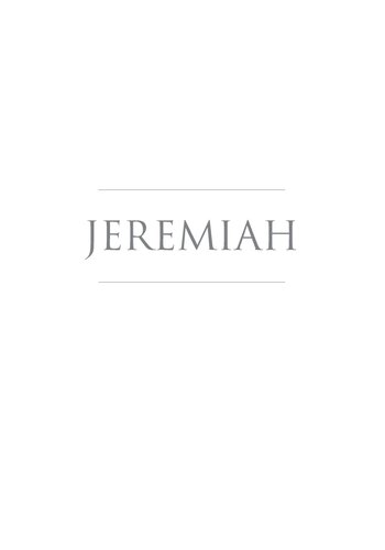 Jeremiah (Smyth & Helwys Bible Commentary)