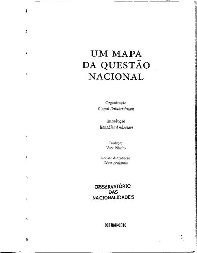 Um mapa da questão nacional