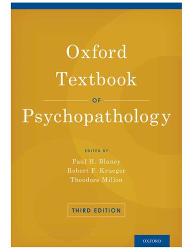 Oxford Textbook of Psychopathology