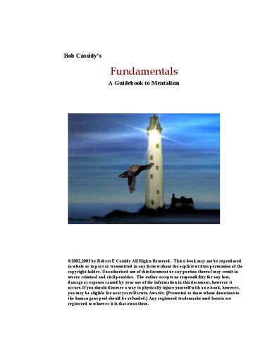 Fundamentals: A Guidebook to Mentalism