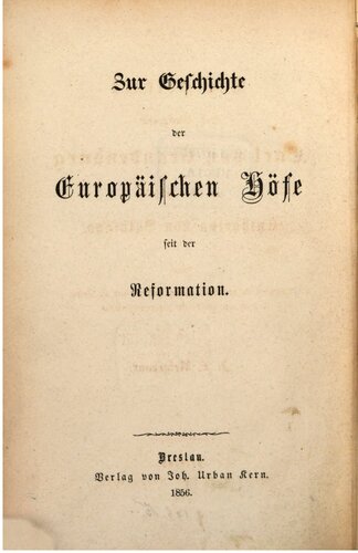 Die Heirat des Markgrafen Carl von Brandenburg mit der Markgräfin Catharina von Balbiano