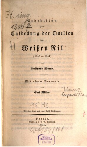 Expedition zur Entdeckung der Quellen des Weißen Nil (1840-1841)