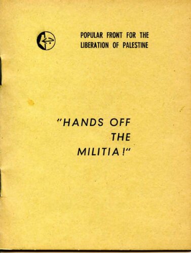 “Hands off the militia!”