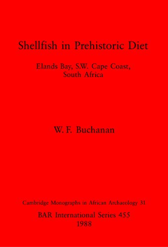 Shellfish in Prehistoric Diet: Elands Bay, S.W. Cape Coast, South Africa