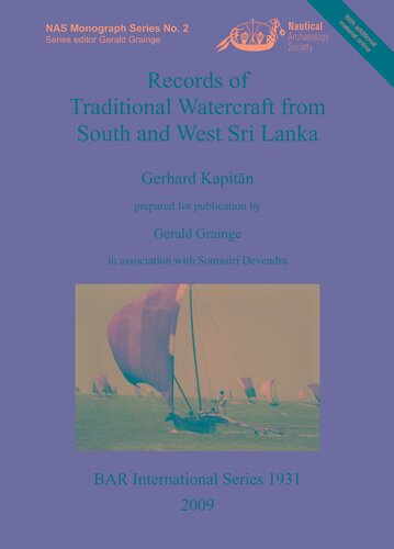 Records of Traditional Watercraft from South and West Sri Lanka