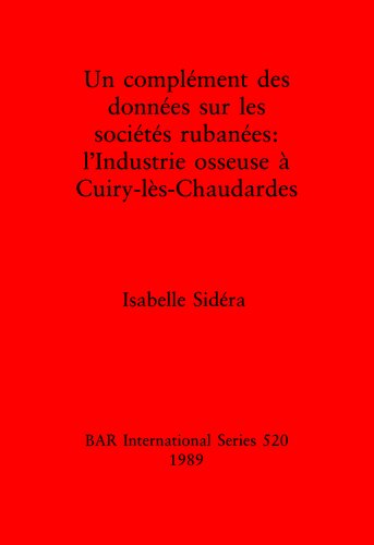 Un complément des données sur les sociétés rubanées: l'Industrie osseuse à Cuiry-lés-Chaudardes