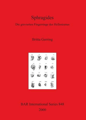 Sphragides: Die gravierten Fingerringe des Hellenismus