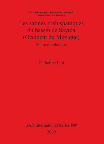 Les salines préhispaniques du bassin de Sayula (Occident du Mexique): Milieu et techniques