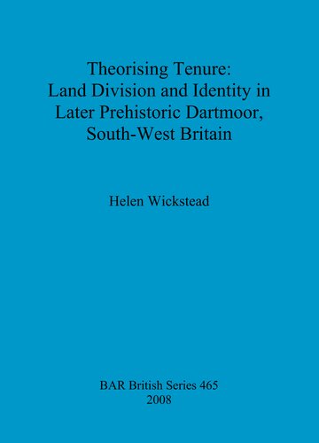 Theorising Tenure: Land Division and Identity in Later Prehistoric Dartmoor, South-West Britain