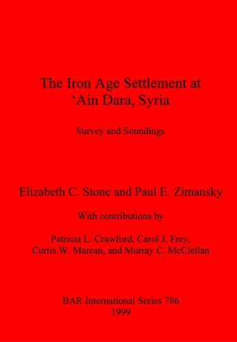 The Iron Age Settlement at 'Ain Dara, Syria: Survey and Soundings