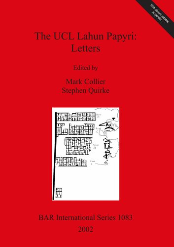 The UCL Lahun Papyri: Letters