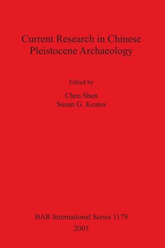 Current Research in Chinese Pleistocene Archaeology