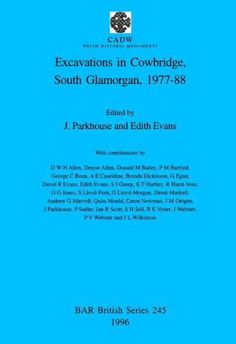 Excavations in Cowbridge, South Glamorgan, 1977-1988