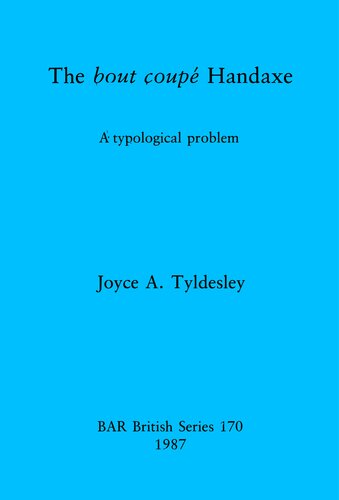 The bout coupé Handaxe: A typological problem