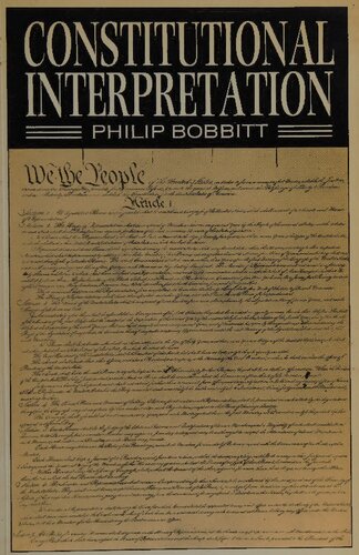 Constitutional Interpretation