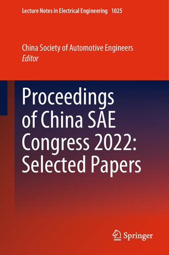 Proceedings of China SAE Congress 2022: Selected Papers