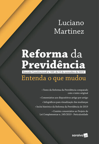 Reforma da previdência: EC n. 103, de 12 de novembro de 2019