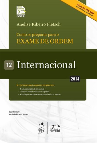 Série Resumo - OAB - Como se Preparar para o Exame de Ordem 1ª Fase - Internacional - Vol. 12