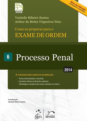 Série Resumo 1ª Fase OAB - Processo Penal - Vol. 06