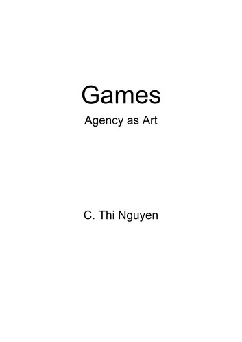 Games: Agency as Art