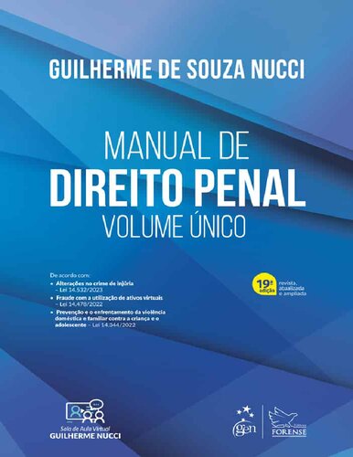 Manual de Direito Penal Volume Único