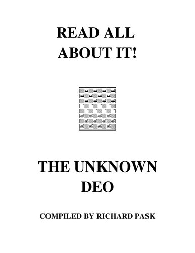 Read All About It!: The Unknown DEO