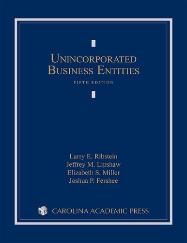 Unincorporated Business Entities