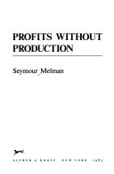 Profits Without Production