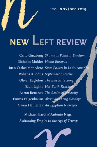 New Left Review 120, November–December 2019