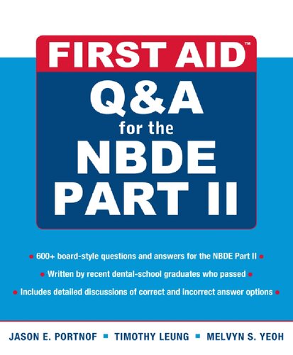 First Aid Q & A for the NBDE Part II