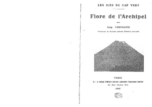 Flore de l'Archipel : Les Iles du Cap Vert