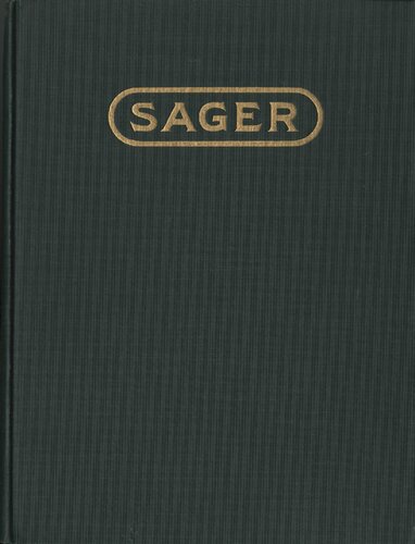 Sager Illustrated Catalogue of Locks and Builders' Hardware