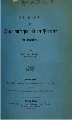 Von 1812 bis zur Mitte des neunzehnten Jahrhunderts