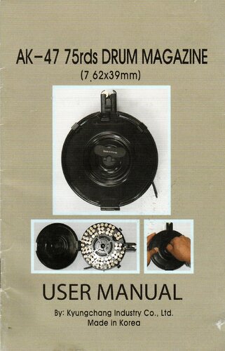 KCI AK-47 75rd Drum Magazine Manual - 7.62x39mm