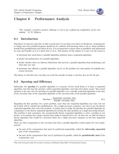 Parallel Computing: Performance Analysis