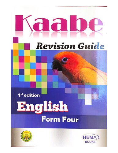 Kaabe. Revision Guide. English. Form Four