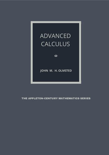 Advanced Calculus