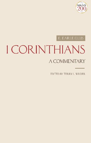 1 Corinthians: A Commentary